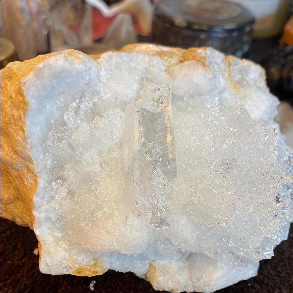 Natural Quartz Crystal Geode 2.12 lbs